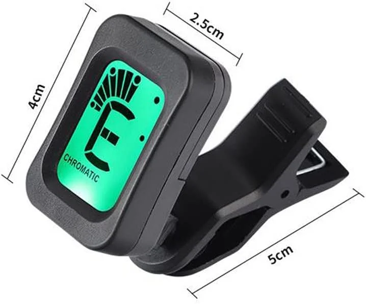 کوک کننده گیتار آکوستیک محلی بدون درز خنثی xYzlxtC، کوک کننده جهانی دوازده تنی یوکللی کلاسیک، لوازم جانبی گیتار (سایز: مشکی)