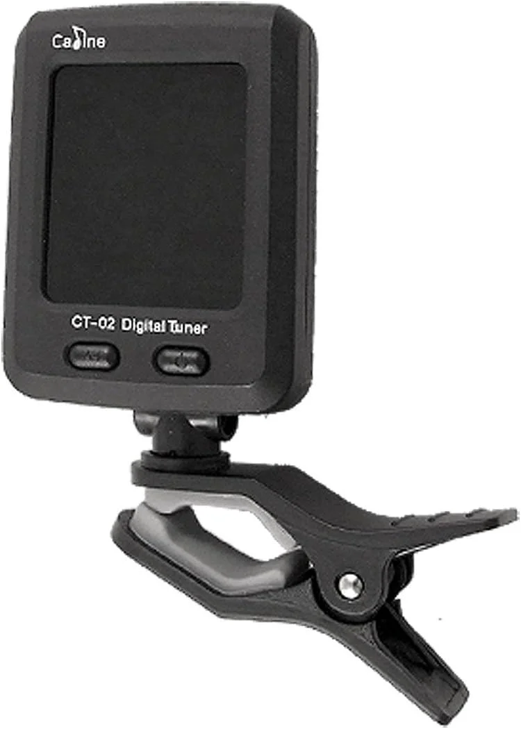 تیونر دیجیتال گیره ای برای گیتار، باس، ویولن و یوکللی با نمایشگر LCD مدل 02 - مشکی