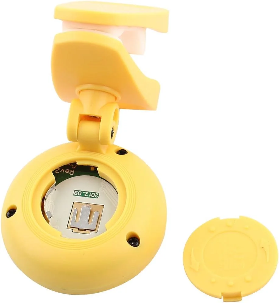 تیونر گیره ای پلاستیکی زرد رنگ برای گیتار، یوکللی، باس و ویولن