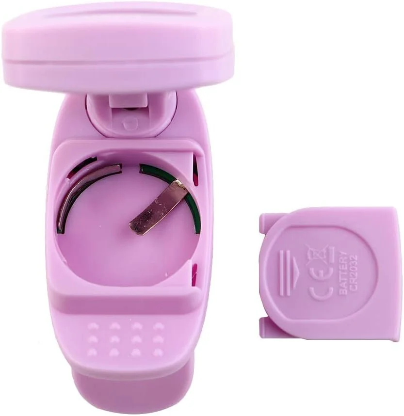 تیونر دیجیتال کروماتیک گیره ای با نمایشگر LCD، بنفش روشن، برای گیتار آکوستیک، الکتریک، باس، ویولن و یوکللی