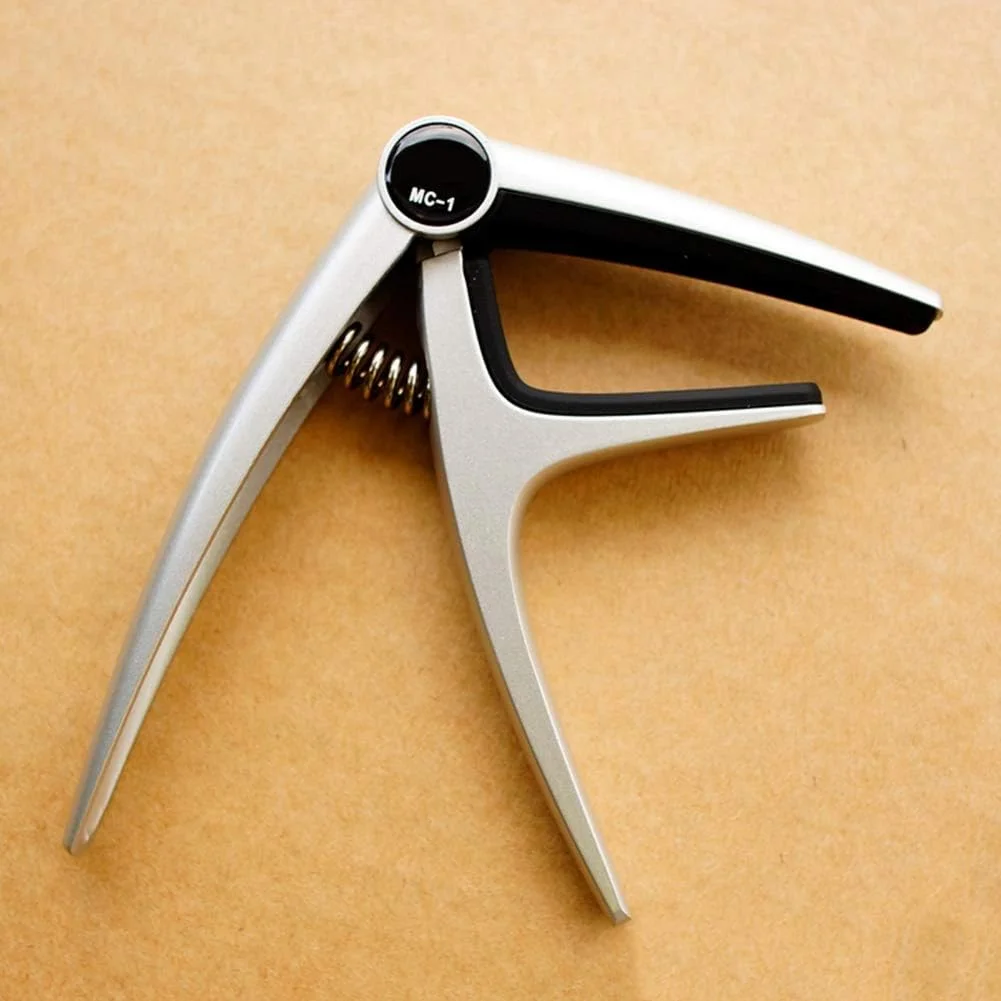 کوپو گیتار آکوستیک آلیاژ آلومینیومی جهانی گیره قابل حمل عملی تنظیم کننده تُن تغییر سریع (رنگ: Mc1)