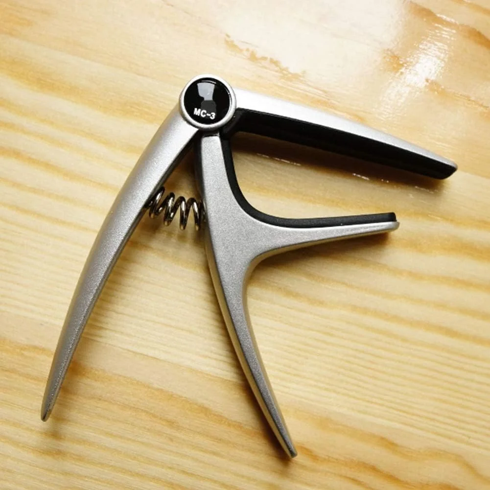 کوپو گیتار آکوستیک آلیاژ آلومینیومی جهانی گیره قابل حمل عملی تنظیم کننده تُن تغییر سریع (رنگ: Mc1)