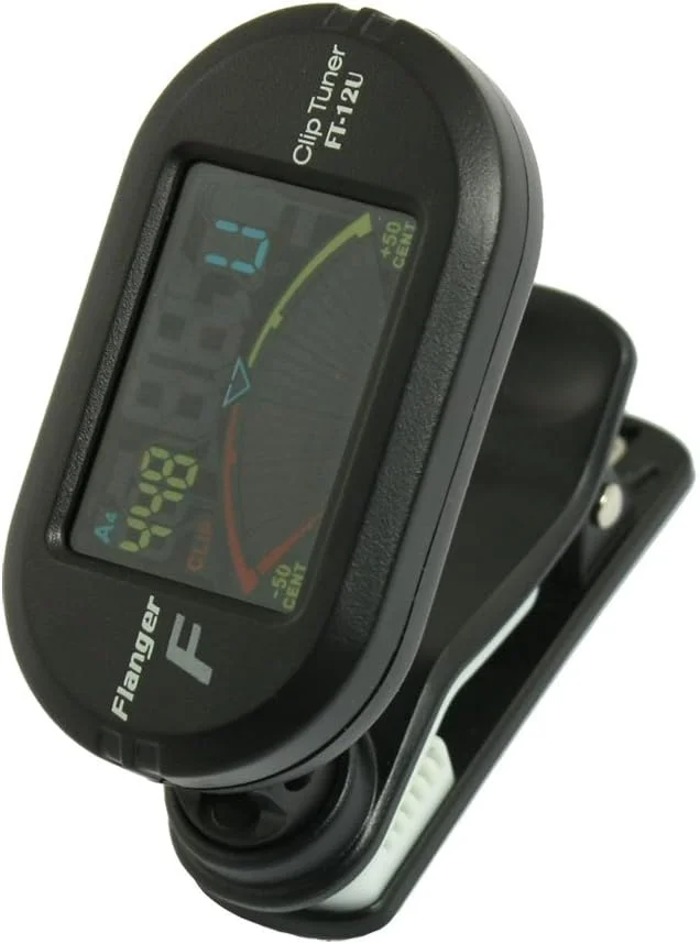 تیونر کلیپسی کوچک و قابل تنظیم اوکوله له 4 سیم با نمایشگر دیجیتال LCD - مشکی