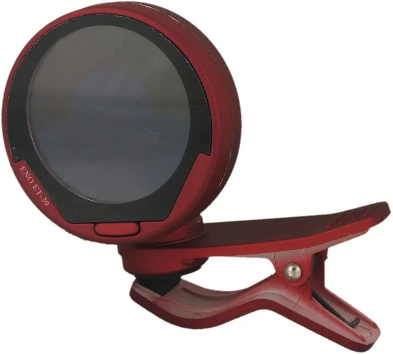 تیونر گیره ای LCD مدل ET-39 برای گیتار، بیس، ویولن و یوکللی - رنگ بورگاندی