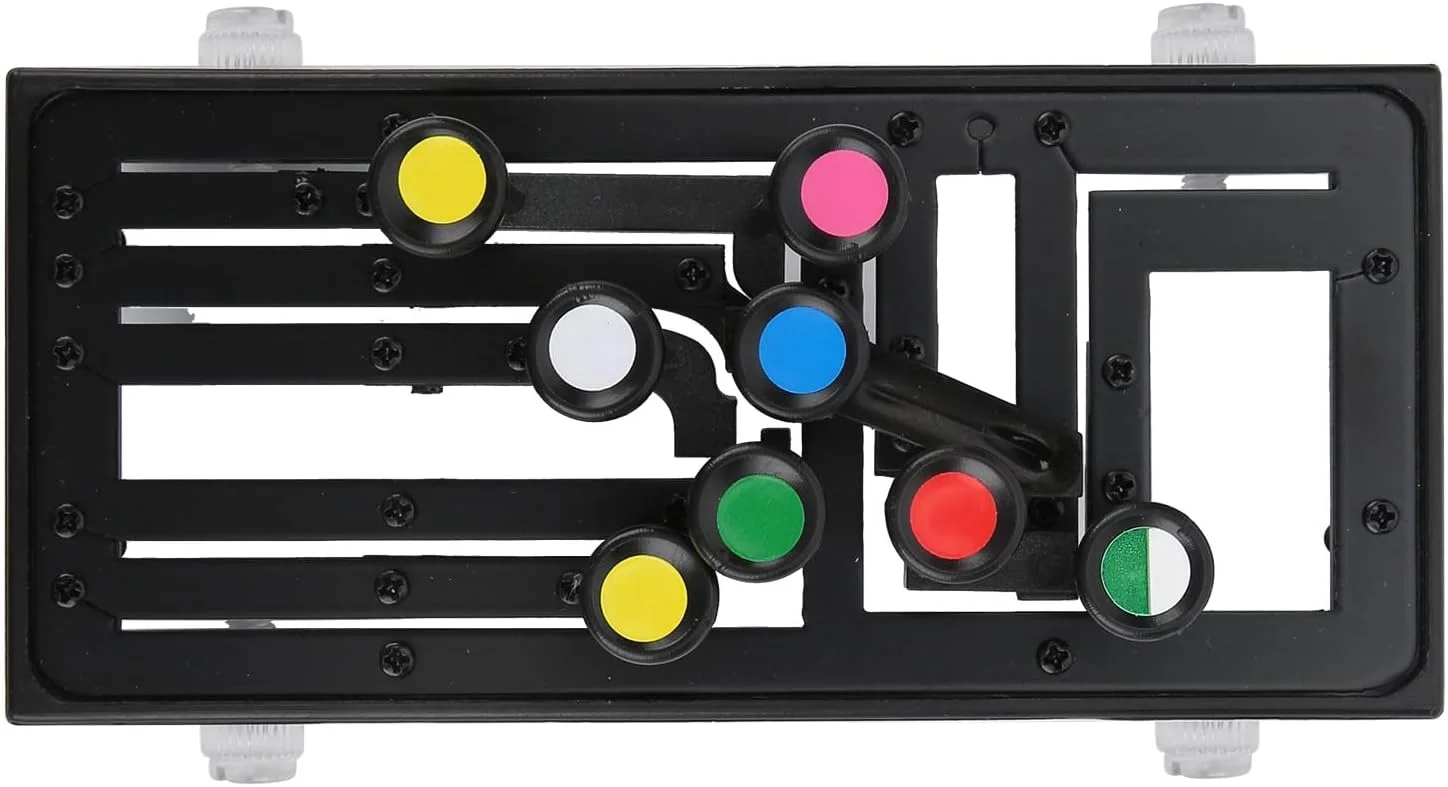 سیستم آموزش گیتار RiToEasysports - ابزار آکورد مناسب برای مبتدیان، طراحی شفاف برای یادگیری آسان، تمرین دهنده گیتار محلی، جنس ABS و فلز (مشکی)