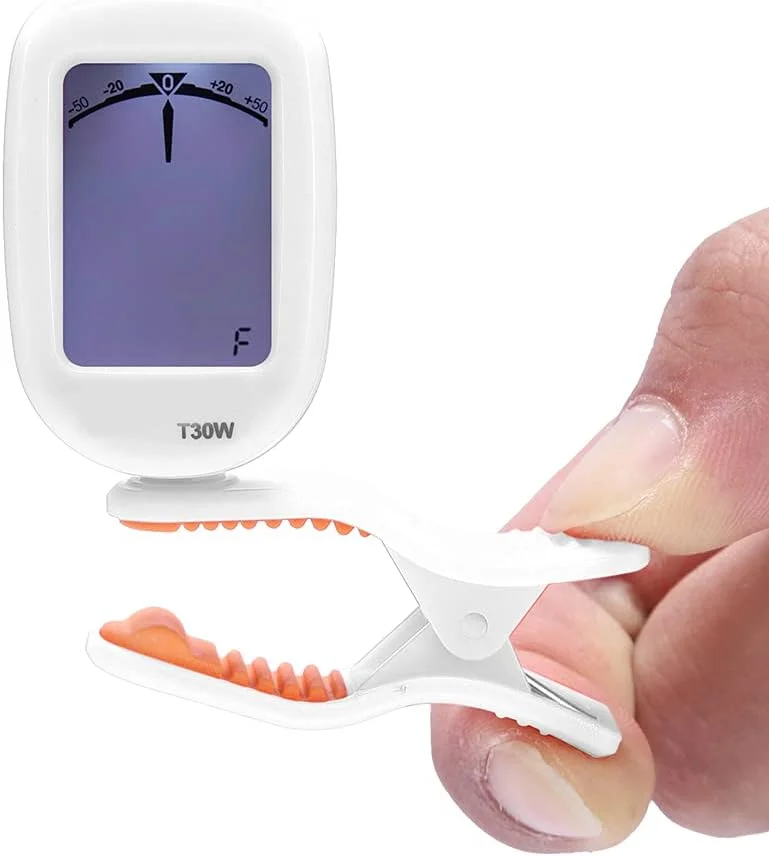 کوککننده گیتار Meideal T30W با حساسیت بالا، گیره/نگهدارنده برای گیتار، ویولن، یوکللی، LCD و مبتدیان (قرمز، سفید) کوککننده گیتار Meideal T30W با حساسیت بالا، گیره/نگهدارنده برای گیتار، ویولن، یوکللی، LCD و مبتدیان (قرمز، سفید)