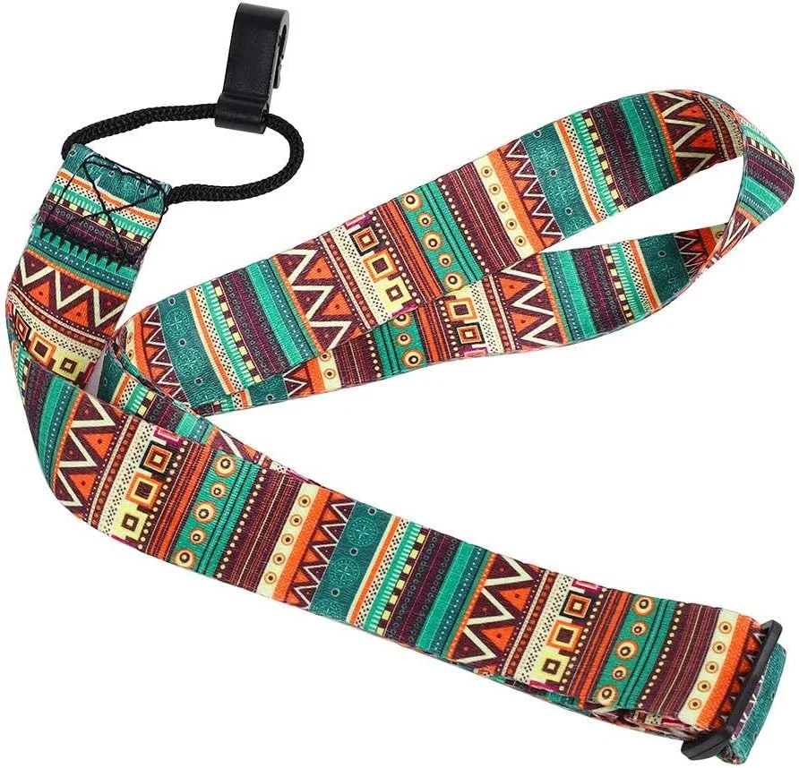 بند یوکللی آکوستیک Ritoeasysports، بند نایلونی بادوام و قابل تنظیم، بند یوکللی جهانی با قلاب، لوازم جانبی گیتار کوچک، لوازم جانبی نواختن، بدون نیاز به سوراخ کاری، بند گیتار آکوستیک