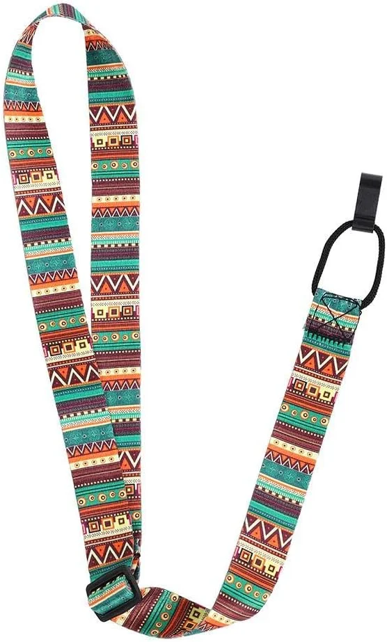 بند یوکللی آکوستیک Ritoeasysports، بند نایلونی بادوام و قابل تنظیم، بند یوکللی جهانی با قلاب، لوازم جانبی گیتار کوچک، لوازم جانبی نواختن، بدون نیاز به سوراخ کاری، بند گیتار آکوستیک