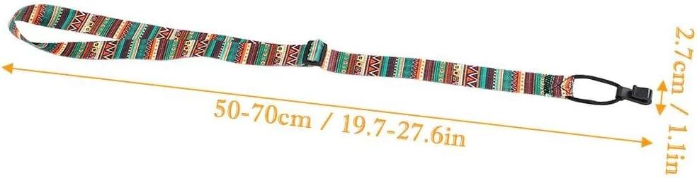 بند یوکللی آکوستیک Ritoeasysports، بند نایلونی بادوام و قابل تنظیم، بند یوکللی جهانی با قلاب، لوازم جانبی گیتار کوچک، لوازم جانبی نواختن، بدون نیاز به سوراخ کاری، بند گیتار آکوستیک