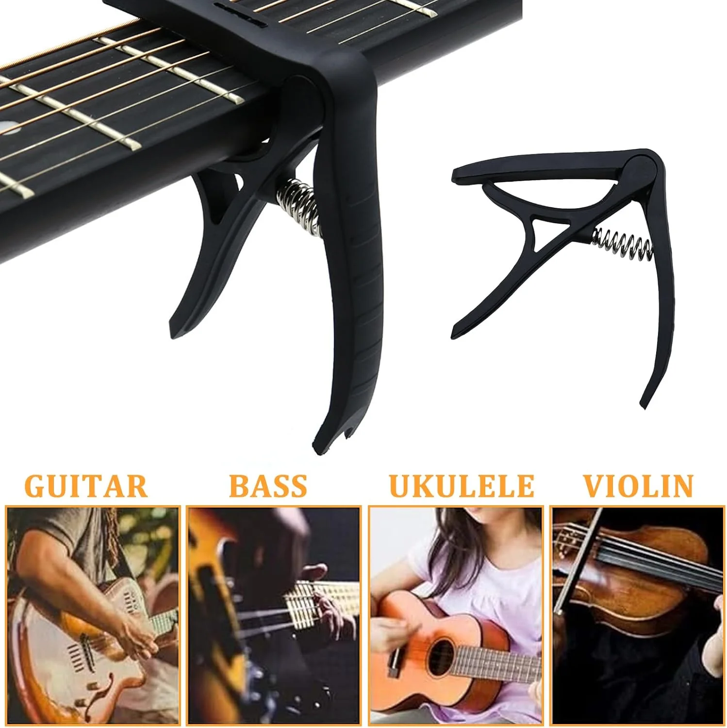 کوپوهای حرفه ای گیتار، کوپوهای لغزنده متحرک برای گیتار الکتریکی، یوکللی، مبتدی، تیونینگ های کاربردی، گیره صدا، گیره صفحه انگشت برای گیتار کوپوهای حرفه ای گیتار، کوپوهای لغزنده متحرک برای گیتار الکتریکی، یوکللی، مبتدی، تیونینگ های کاربردی، گیره صدا، گیره صفحه انگشت برای گیتار