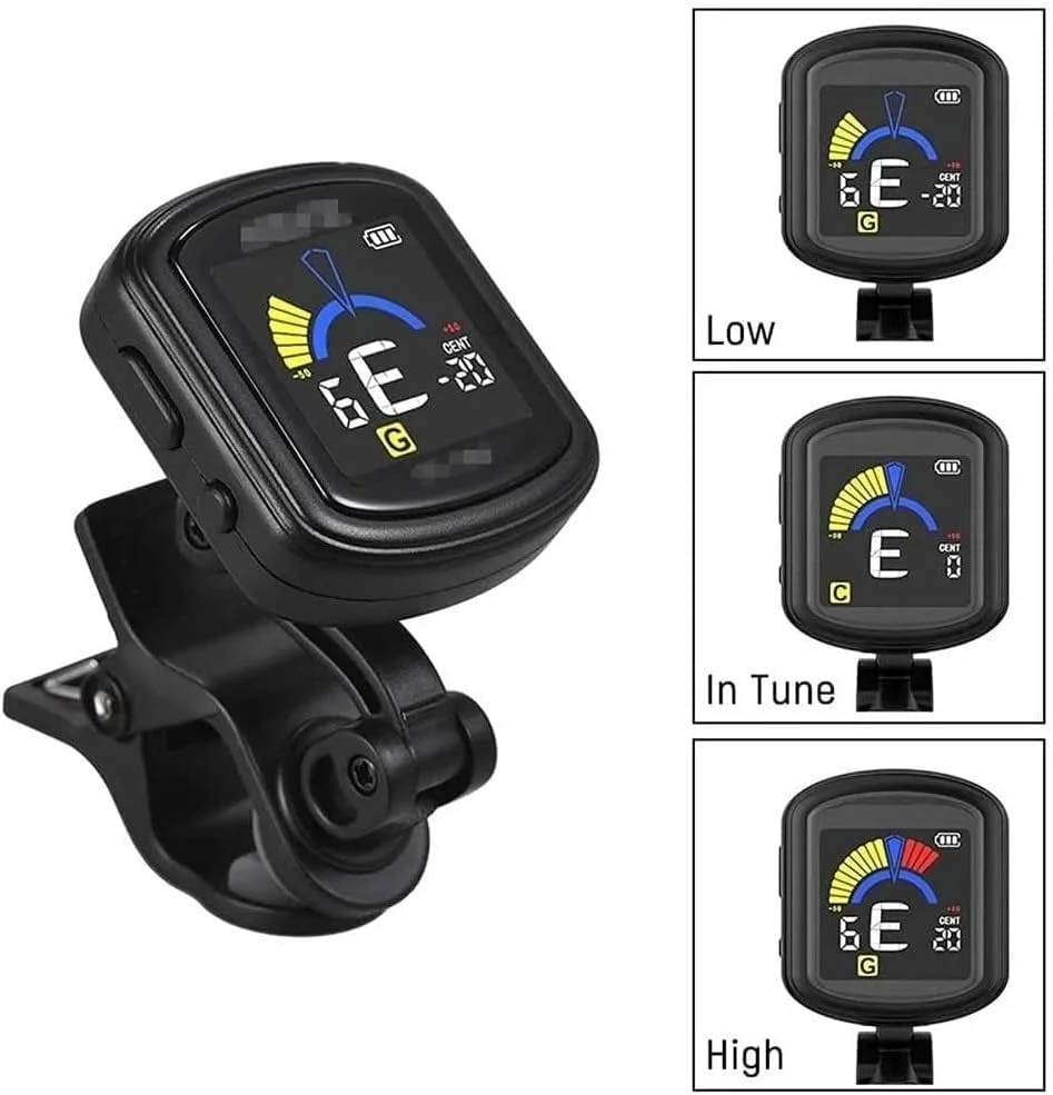 کوک کننده گیتار گیره ای دیجیتال الکترونیکی برای گیتار ویولن یوکللی (رنگ: آبی) کوک کننده گیتار گیره ای دیجیتال الکترونیکی برای گیتار ویولن یوکللی (رنگ: آبی)