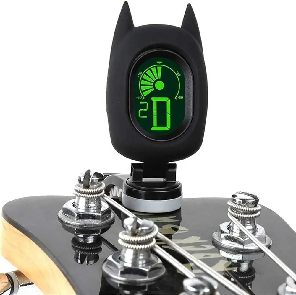 کوک گیتار، کوک کارتونی گیره ای بامزه برای گیتار آکوستیک، گیتار باس، یوکللی، حمل آسان (رنگ: مشکی)