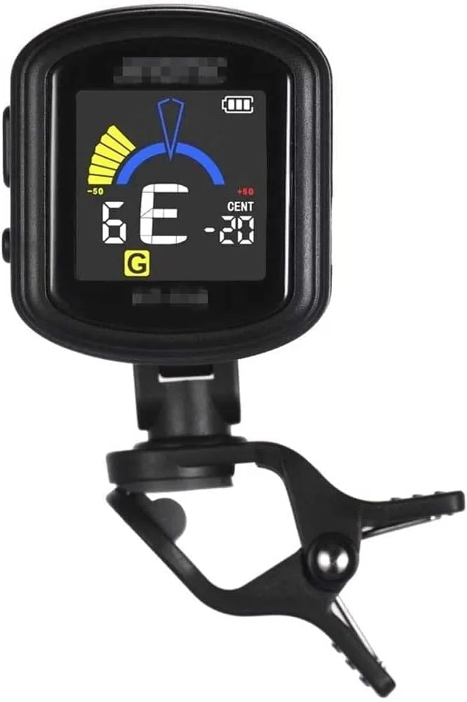 کوک کننده گیره ای دیجیتال تیونر الکترونیکی برای گیتار ویولن یوکللی (رنگ: مشکی)