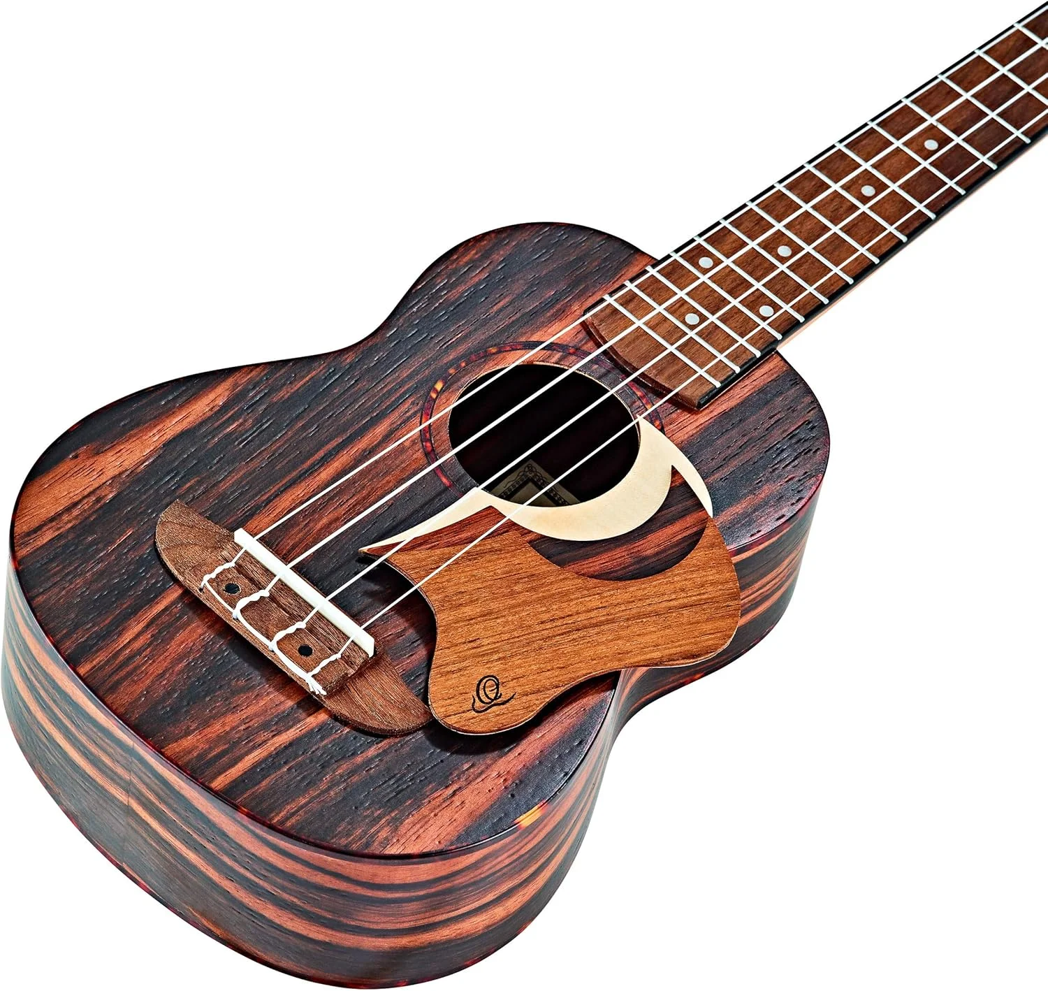 محافظ پیک چوبی گیتار ارتقا اورتگا مدل OWPTB-WN مناسب برای تنور و باریتون یوکللی، چوب گردو