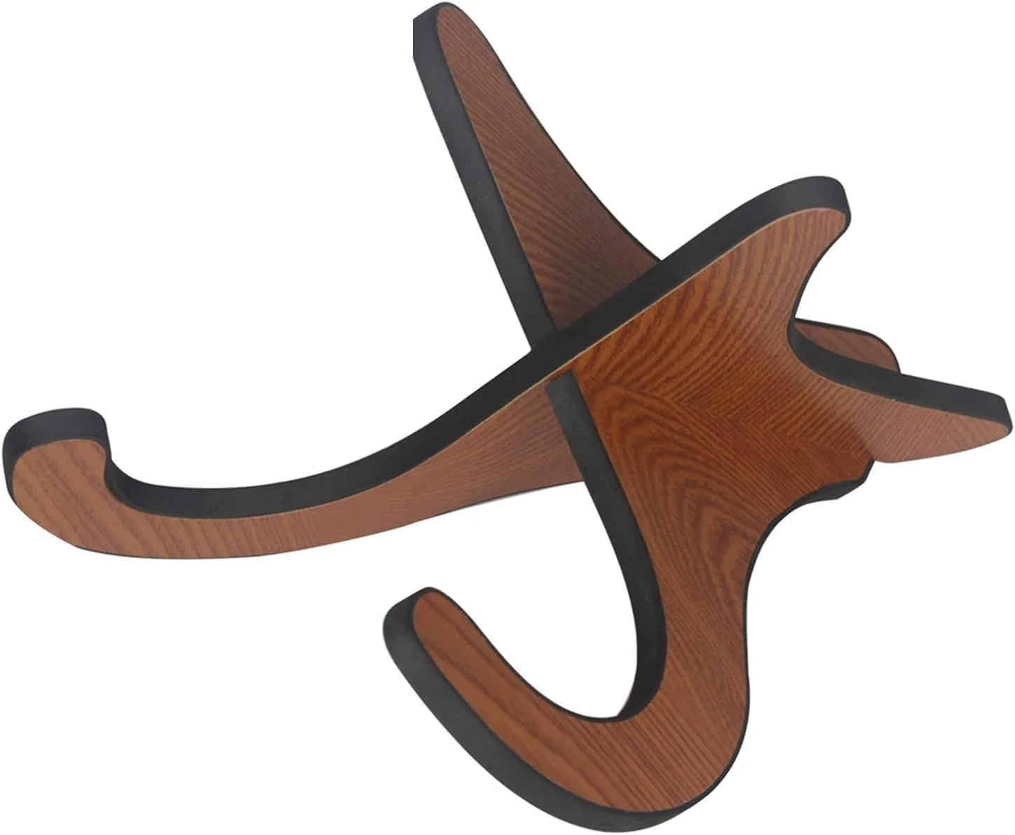 پایه چوبی یوکللی Mingzhe، براکت قابل حمل ساز زهی، چوب درخت لیمو، سبک وزن، قاب X، EVA نرم جداشدنی، ویولن، نمایشگاه فروشگاه موسیقی