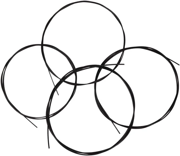 ست 4 عددی سیم نایلونی مشکی برای یوکللی لابیموس