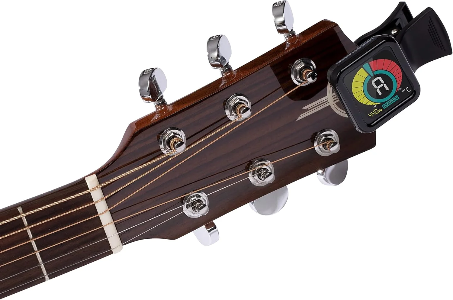 کوک کننده گیره ای حرفه ای KLIQ UberTuner برای تمام سازها (حالت های چند کلیدی) - با حالت های کوک گیتار، یوکللی، ویولن، باس و کروماتیک (همچنین برای ماندولین و بانجو)