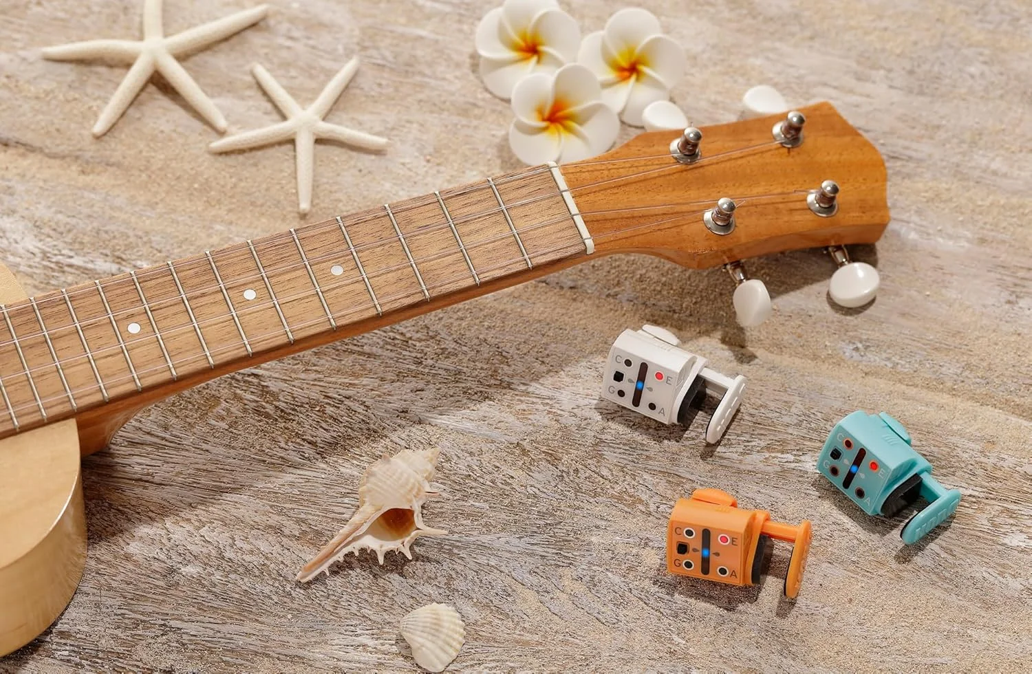 کوک کننده گیره ای کوچک Korg MiniPitch برای یوکللی - نارنجی کوک کننده گیره ای کوچک Korg MiniPitch برای یوکللی - نارنجی