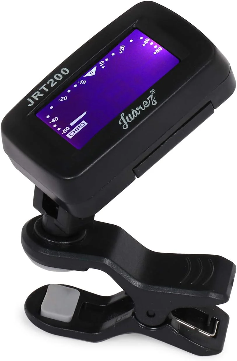 تیونر کلیپسی دیجیتال LCD جوآرز JRT200 برای گیتار، بیس، ویولن و یوکللی