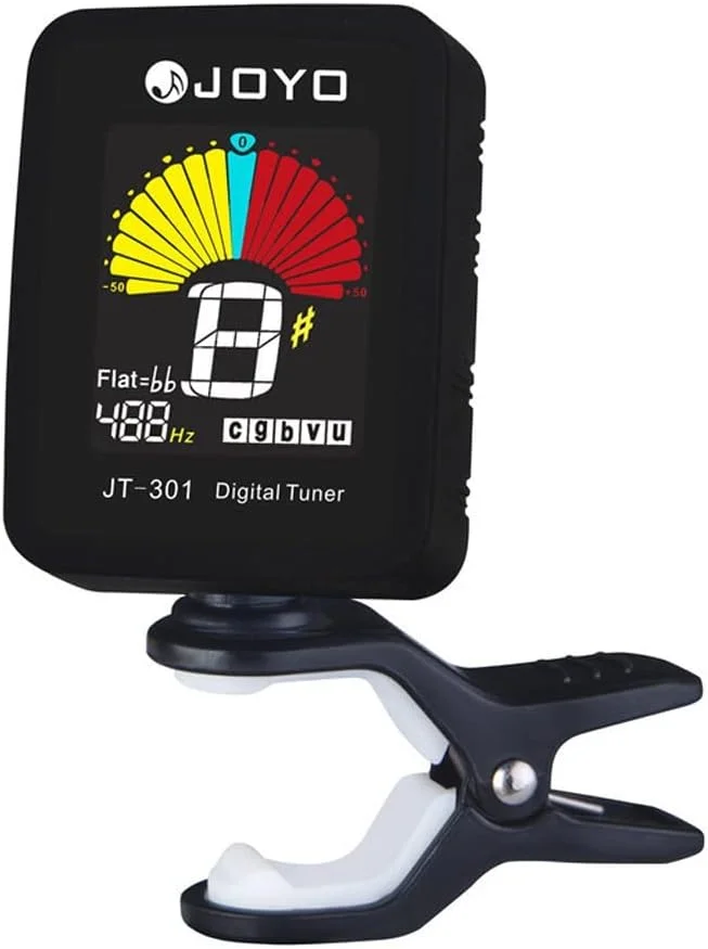 کوک گیتار آکوستیک JJJ JT-301 ماکارون، گیتار الکتریک، یوکللی، ویولن، تیونر الکترونیکی ویژه (رنگ: مشکی)
