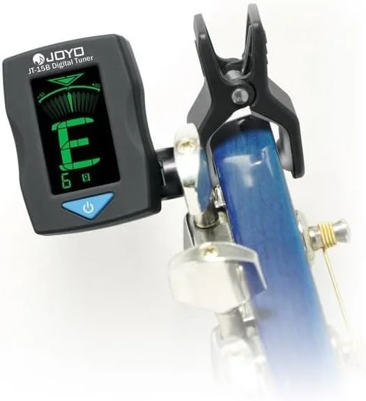 کوک کننده دیجیتال گیره ای کوچک JT-15B با نور پس زمینه برای گیتار، باس، ویولن، یوکللی، کروماتیک