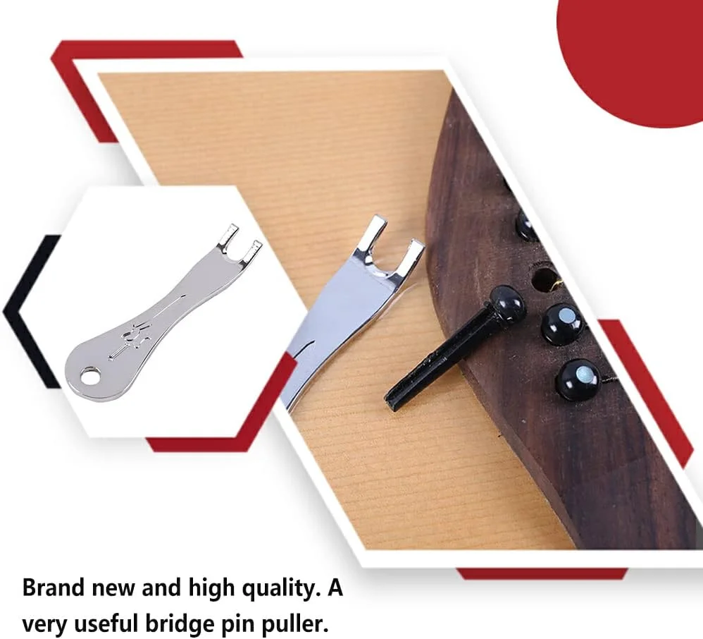 ابزار بیرون کشیدن میخ سیم گیتار و جدا کننده بریج یوکللی ابزار بیرون کشیدن میخ سیم گیتار و جدا کننده بریج یوکللی