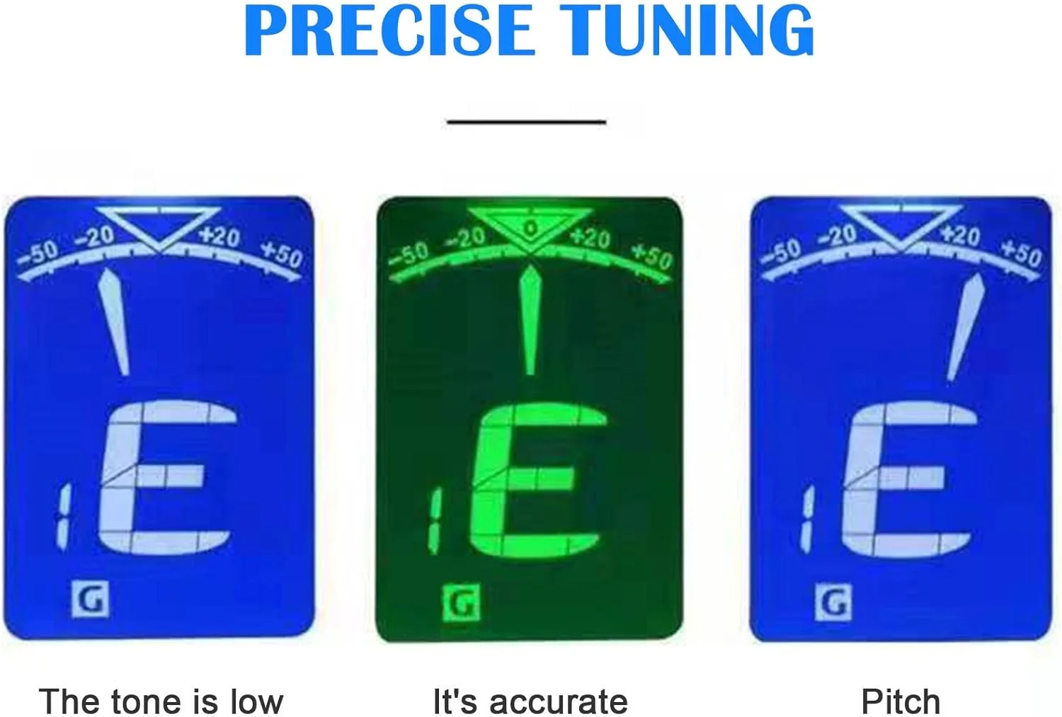 کوک گیتار / تیونر گیره ای برای گیتار، باس، ویولن، سی-یوکللی، دی-یوکللی، صفحه نمایش ال سی دی واضح، زیر و بم کالیبره شده کوک گیتار / تیونر گیره ای برای گیتار، باس، ویولن، سی-یوکللی، دی-یوکللی، صفحه نمایش ال سی دی واضح، زیر و بم کالیبره شده