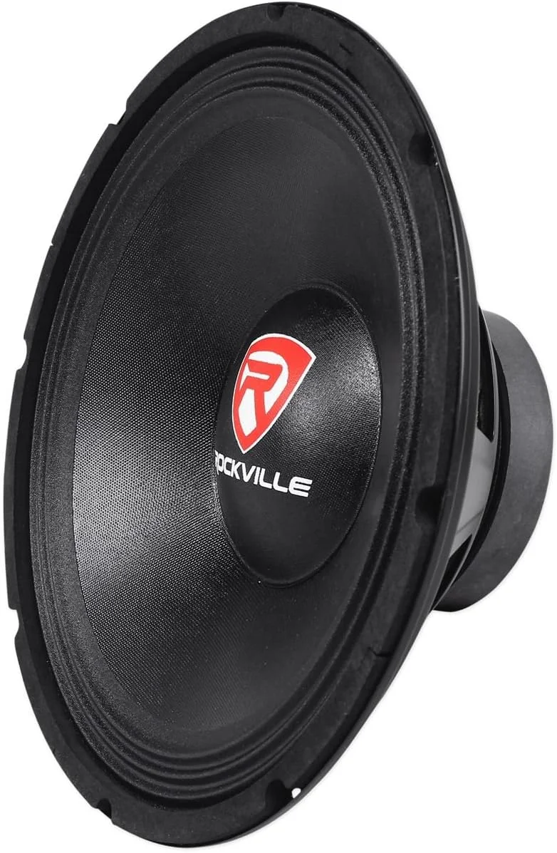 ساب ووفر خام تعویضی 12 اینچی Rockville RVP12W8 با توان 600 وات، 8 اهم، قدرت بالا، بیس عمیق، ساخت بادوام، برای سیستم های DJ و PA