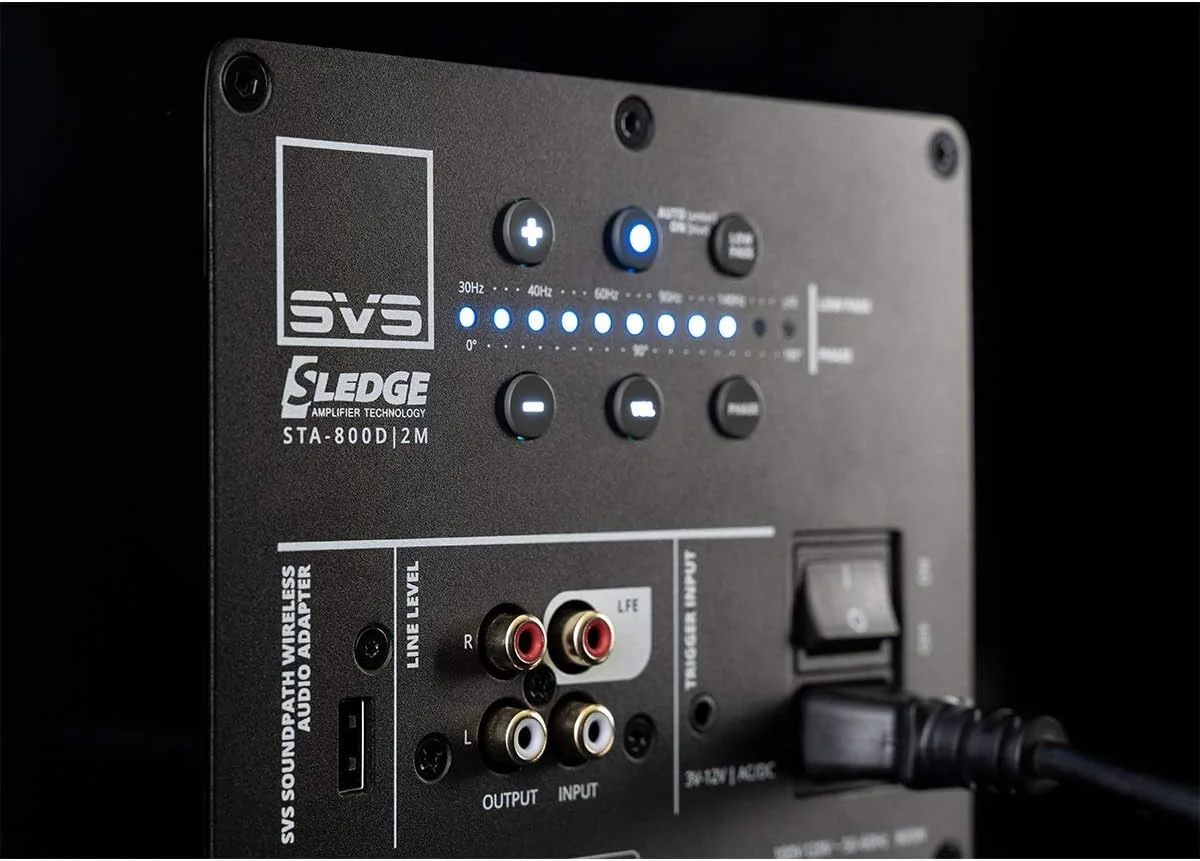 ساب ووفر جعبه مهر و موم شده Svs 3000 Micro با روکش پیانویی مشکی، 3000Micropianoblk، بزرگ، USB