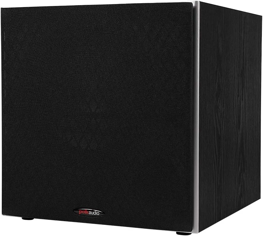 ساب ووفر فعال 10 اینچی Polk Audio PSW10 – فناوری Power Port، تا 100 وات، بیس قوی در طراحی جمع و جور، راه اندازی آسان با سیستم های سینمای خانگی، هماهنگ با بلندگوهای سری Monitor و T پولک