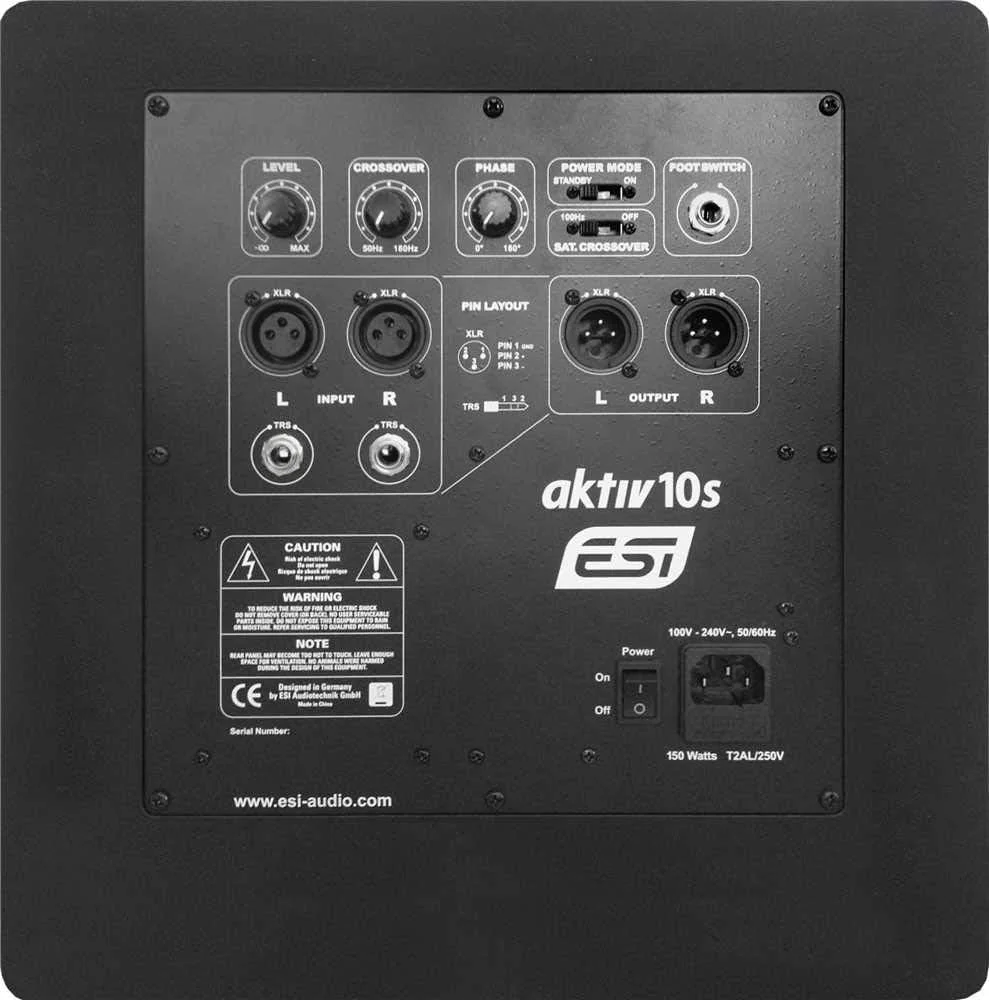ساب ووفر مانیتورینگ استودیویی اکتیو ESI aktiv 10s
