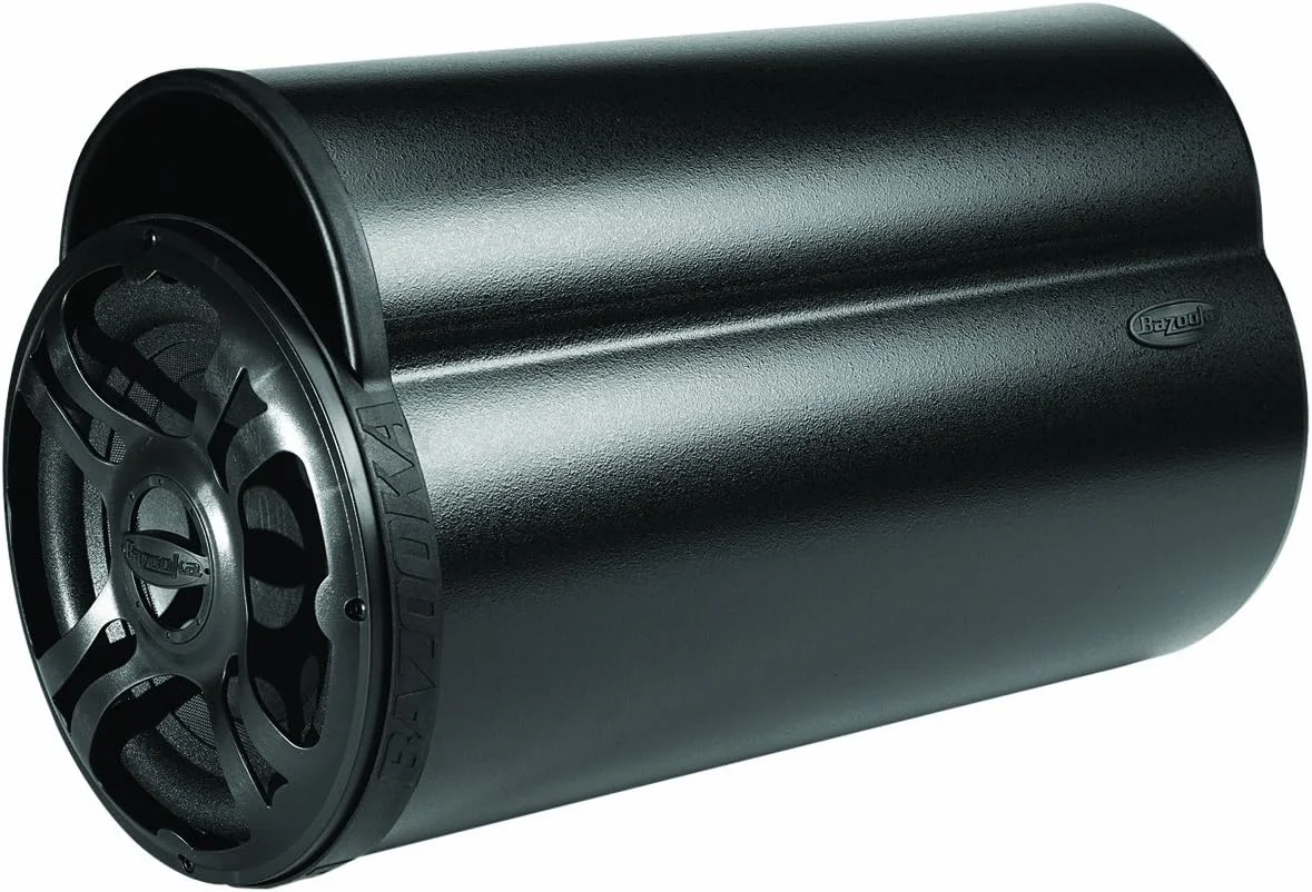 ساب ووفر 25 سانتی متری با آمپلی فایر داخلی 100 واتی Bazooka BTA10100FHC (مشکی) به همراه کیت نصب
