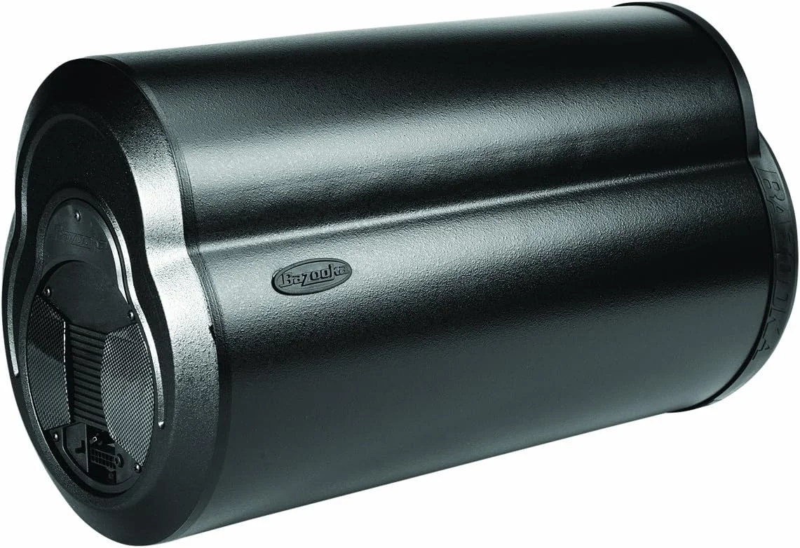 ساب ووفر 25 سانتی متری با آمپلی فایر داخلی 100 واتی Bazooka BTA10100FHC (مشکی) به همراه کیت نصب