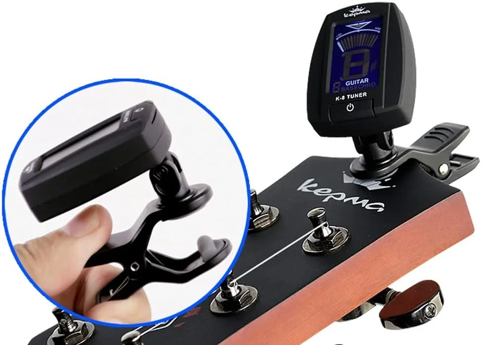 کوک کننده گیتار الکتریکی چوبی سیم دار، میز تُن مخصوص آموزش موسیقی محلی، یوکللی با دقت بالا برای مبتدیان (رنگ: کوک کننده + پیک) کوک کننده گیتار الکتریکی چوبی سیم دار، میز تُن مخصوص آموزش موسیقی محلی، یوکللی با دقت بالا برای مبتدیان (رنگ: کوک کننده + پیک)