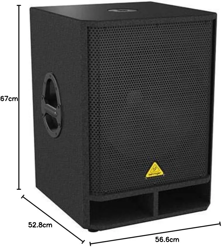 ساب ووفر اکتیو حرفه ای 500 واتی 18 اینچی Behringer EUrolive Vq1800D با کراس اوور استریو داخلی و USB