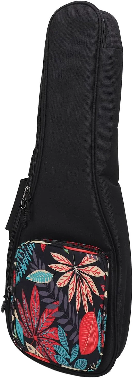 کیف کوله پشتی یوکللی با طرح شیک ضخیم، کیف حمل یوکللی با بندهای دوشی دوتایی قابل تنظیم و دسته راحت، کیف ساز زهی با جیب بزرگ (26 اینچ)