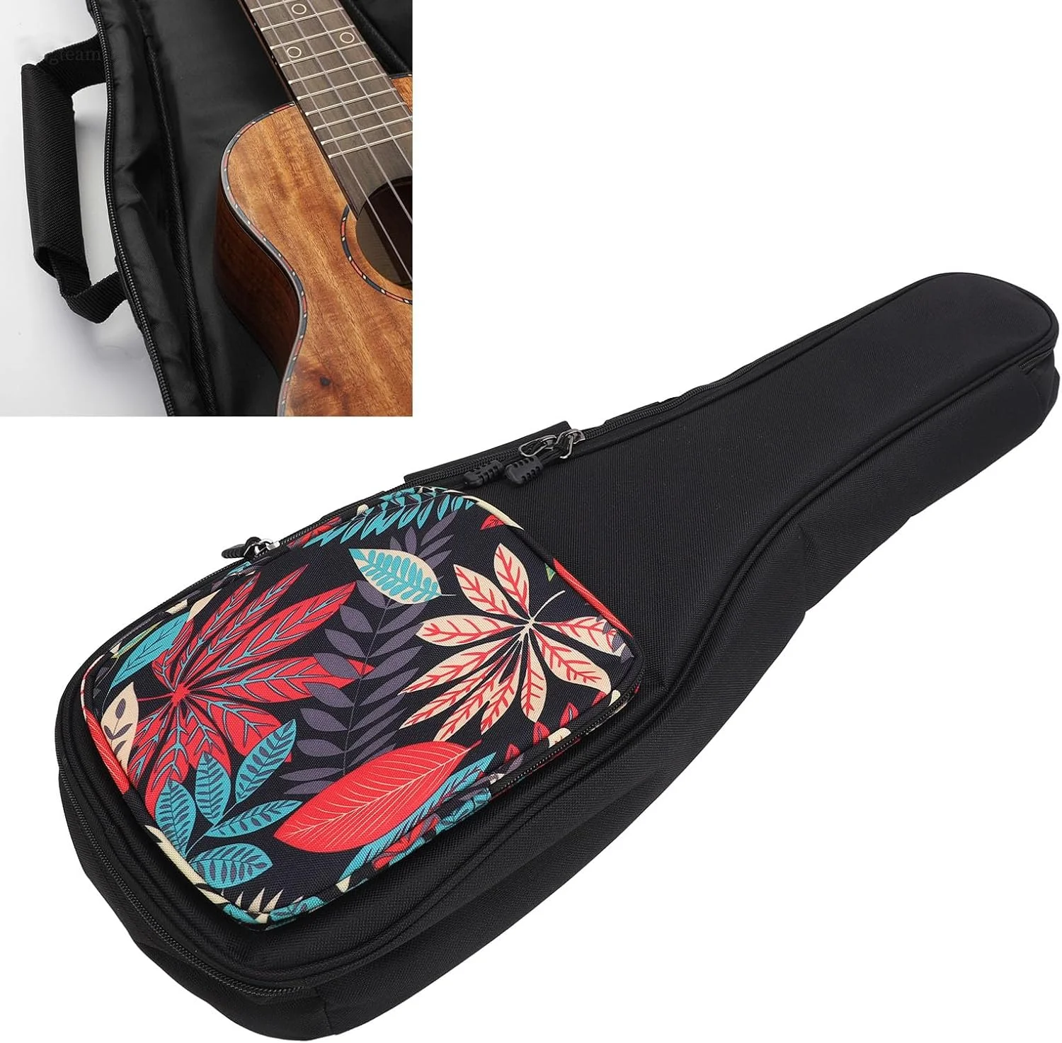 کیف کوله پشتی شیک یوکللی CHICIRIS با لایه اسفنجی ضخیم 10 میلی متری، جنس نایلون، بندهای قابل تنظیم، جیب بزرگ برای نگهداری، مناسب برای مسافرت، نوازندگان (23 اینچ) کیف کوله پشتی شیک یوکللی CHICIRIS با لایه اسفنجی ضخیم 10 میلی متری، جنس نایلون، بندهای قابل تنظیم، جیب بزرگ برای نگهداری، مناسب برای مسافرت، نوازندگان (23 اینچ)