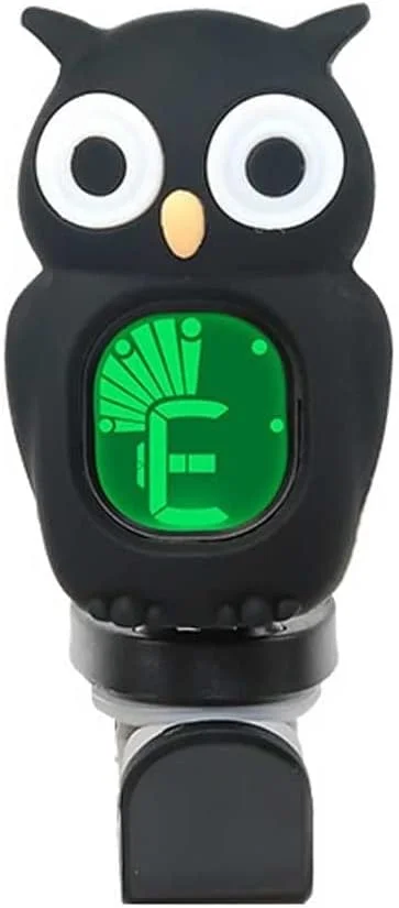 کوک کننده تیونرز کارتونی الکترونیکی، کوک کننده یوکللی، مناسب برای مبتدیان، کوک کننده گیتار ویولن (رنگ: مشکی)