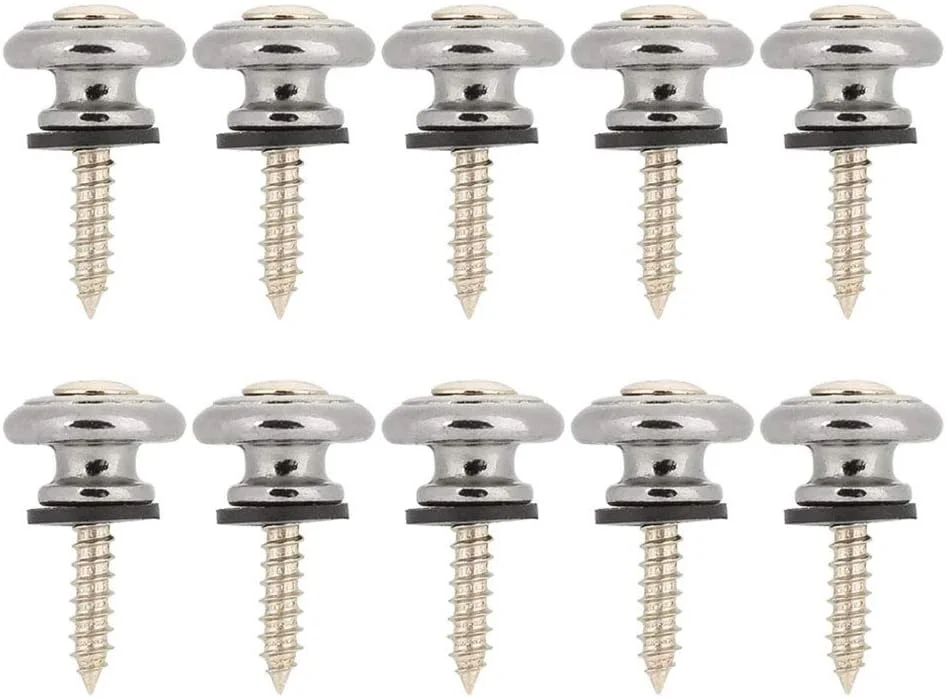 دکمه بند گیتار، قفل بند گیتار با پیچ و واشر، برای گیتار، یوکللی، گیتار الکتریک