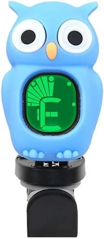 کوک کننده تیونر الکترونیکی کارتونی، کوک کننده یوکللی، مناسب برای مبتدیان، کوک کننده گیتار ویولن (رنگ: آبی)