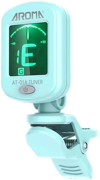 کوک کننده گیتار آکوستیک AT-01A، گیتار الکتریک، یوکللی، ویولن، کوک کننده الکترونیکی ویژه (رنگ: آبی)