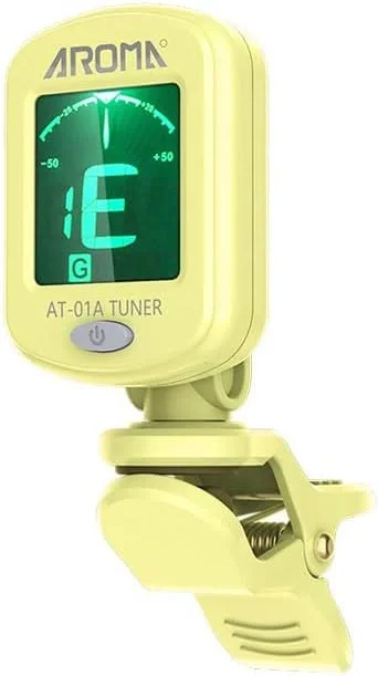 کوک کننده گیتار آکوستیک مدل AT-01A، مناسب برای گیتار، یوکللی و ویولن (رنگ: زرد)
