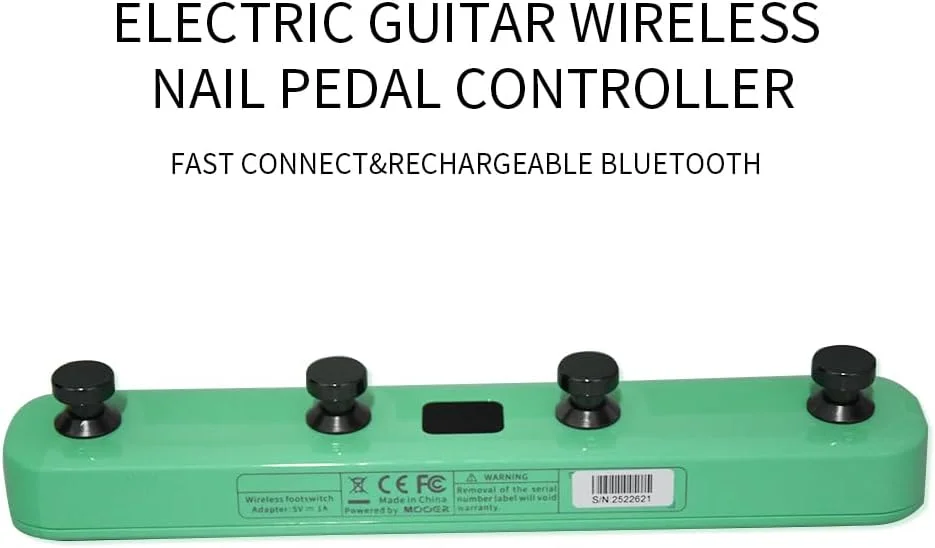 کنترلر پدال گیتار بی سیم برای پدال های گیتار الکتریک، با ضرب آهسته و 5 حافظه از پیش تنظیم شده، برای P1، SD30i، Hornet 05i، گیتار GTRS، تغییر از پیش تنظیم شده، حلقه، درام، با ضرب آهسته (سبز) کنترلر پدال گیتار بی سیم برای پدال های گیتار الکتریک، با ضرب آهسته و 5 حافظه از پیش تنظیم شده، برای P1، SD30i، Hornet 05i، گیتار GTRS، تغییر از پیش تنظیم شده، حلقه، درام، با ضرب آهسته (سبز)