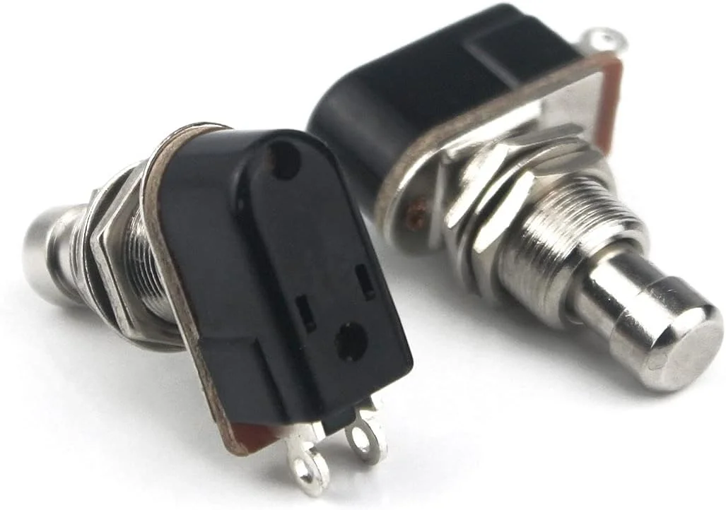 جعبه پدال افکت گیتار الکتریکی 3 عددی، دکمه فشاری لحظه ای، سوئیچ پایی