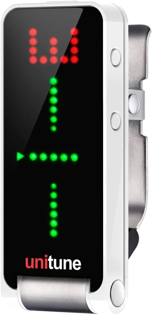 تیونر گیره ای TC Electronic UNITUNE CLIP با حالت های استروب و کروماتیک و نمایشگر ماتریس 108 LED برای کیفیت تنظیم بی نظیر