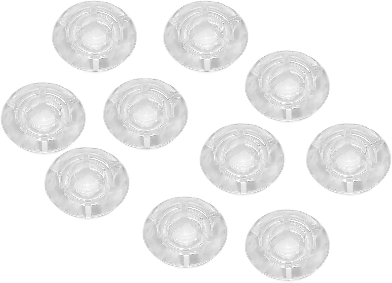 روکش پدال زیر پا شفاف Uxsiya، کلاهک ناخن پدال زیر پا جهانی افزایش دهنده سطح پلاستیکی جالب 10 عددی شفاف برای پدال افکت گیتار برای نوازندگان