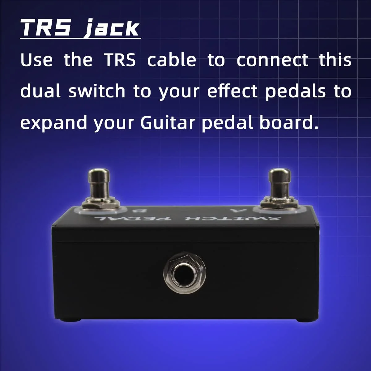 پدال دوتایی فوت سوییچ برای پدال افکت گیتار به همراه کابل TRS (سوییچ دوتایی Latch) پدال دوتایی فوت سوییچ برای پدال افکت گیتار به همراه کابل TRS (سوییچ دوتایی Latch)