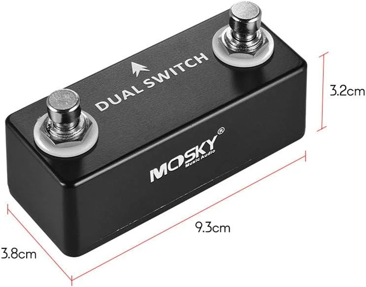 پدال افکت گیتار MOSKY DUAL SWITCH با دو پدال پایی پدال افکت گیتار MOSKY DUAL SWITCH با دو پدال پایی