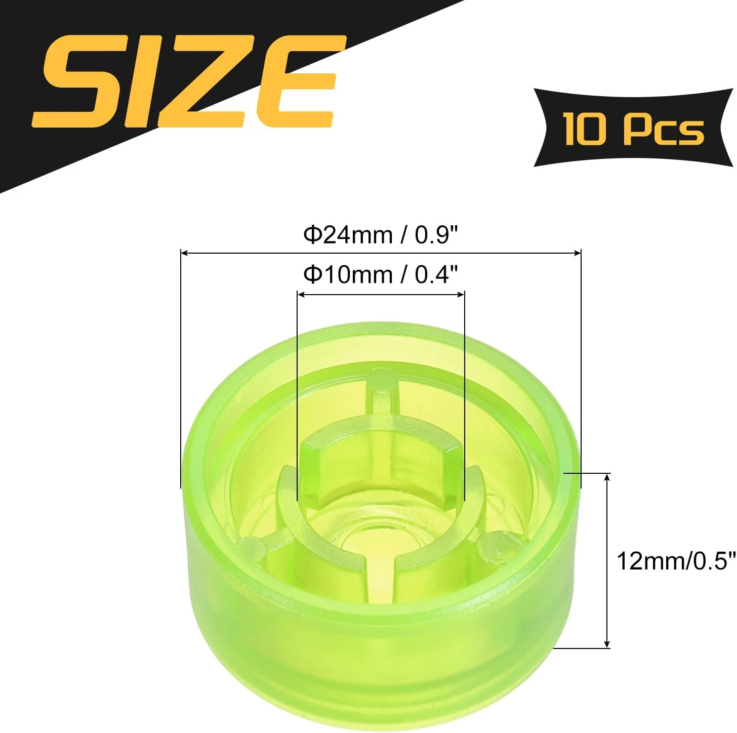 سورسینگ مپ 10 عدد روکش پدال زیرپایی، کلاهک دکمه پدال گیتار، روکش پلاستیکی پدال زیرپایی 3/8 اینچ برای دکمه های پدال افکت گیتار، سبز سورسینگ مپ 10 عدد روکش پدال زیرپایی، کلاهک دکمه پدال گیتار، روکش پلاستیکی پدال زیرپایی 3/8 اینچ برای دکمه های پدال افکت گیتار، سبز