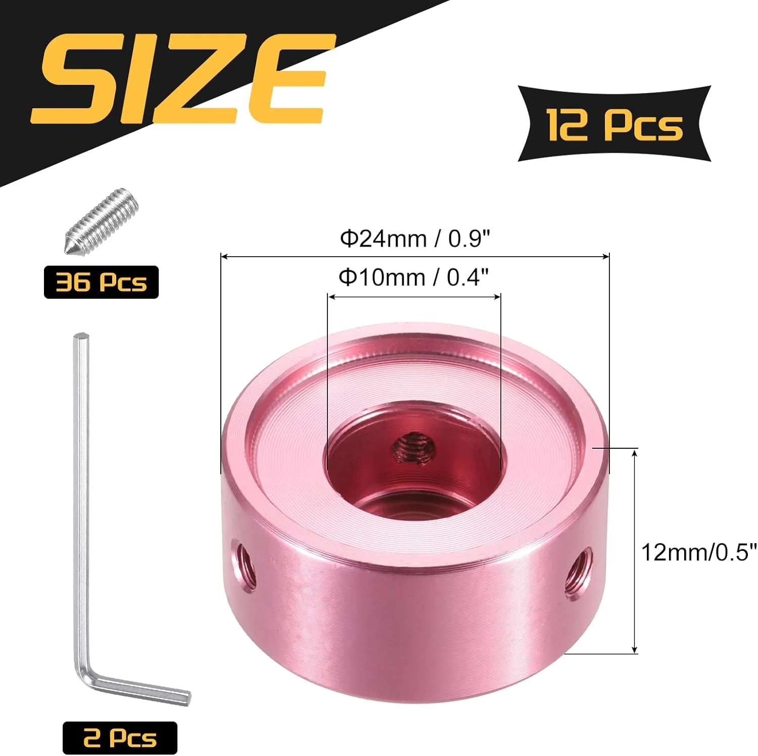 سورسینگ مپ 12 عدد روکش پدال فوتی سوئیچ، کلاهک دکمه پدال گیتار، روکش فلزی پدال فوتی سوئیچ 3/8 اینچ برای دکمه های پدال افکت گیتار، صورتی سورسینگ مپ 12 عدد روکش پدال فوتی سوئیچ، کلاهک دکمه پدال گیتار، روکش فلزی پدال فوتی سوئیچ 3/8 اینچ برای دکمه های پدال افکت گیتار، صورتی